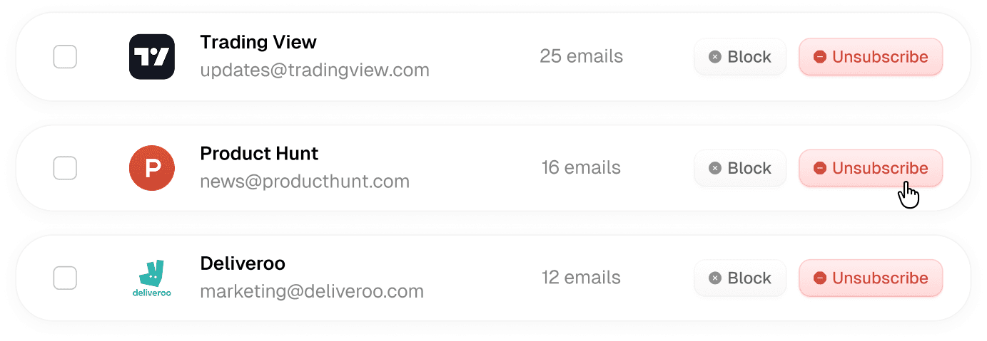 bulk unsubscribe