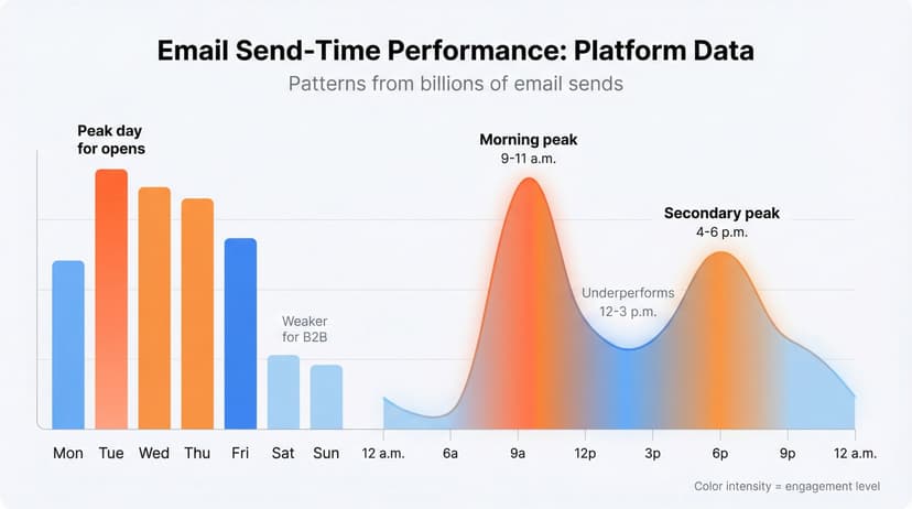 Exponential Function Time To Finish Email Best Time to Send Emails for Response (2026)