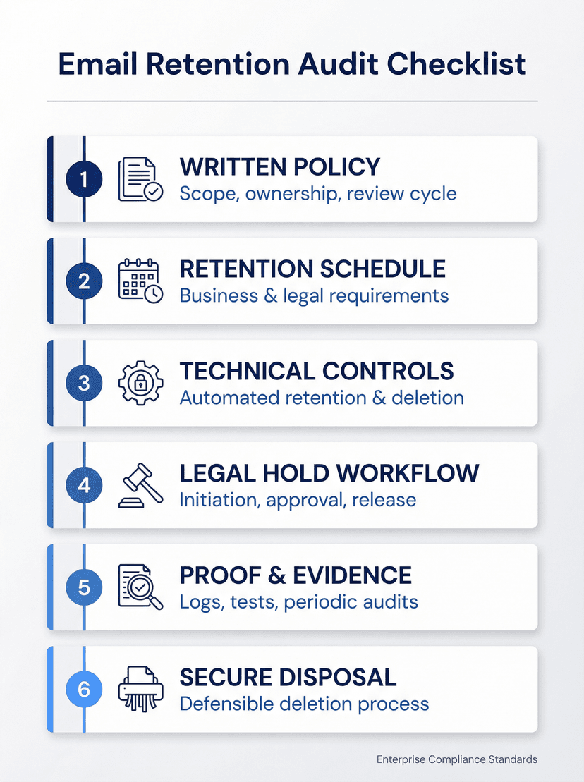 Retention Email Risk Email Retention Policy Template for Enterprises (2026)