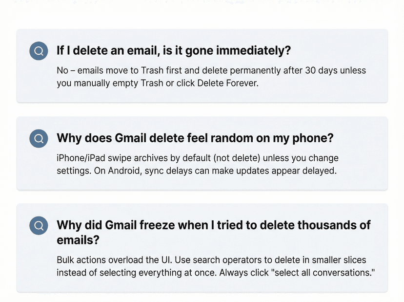 Gmail Won't Let Me Delete Emails? Fix (2026)